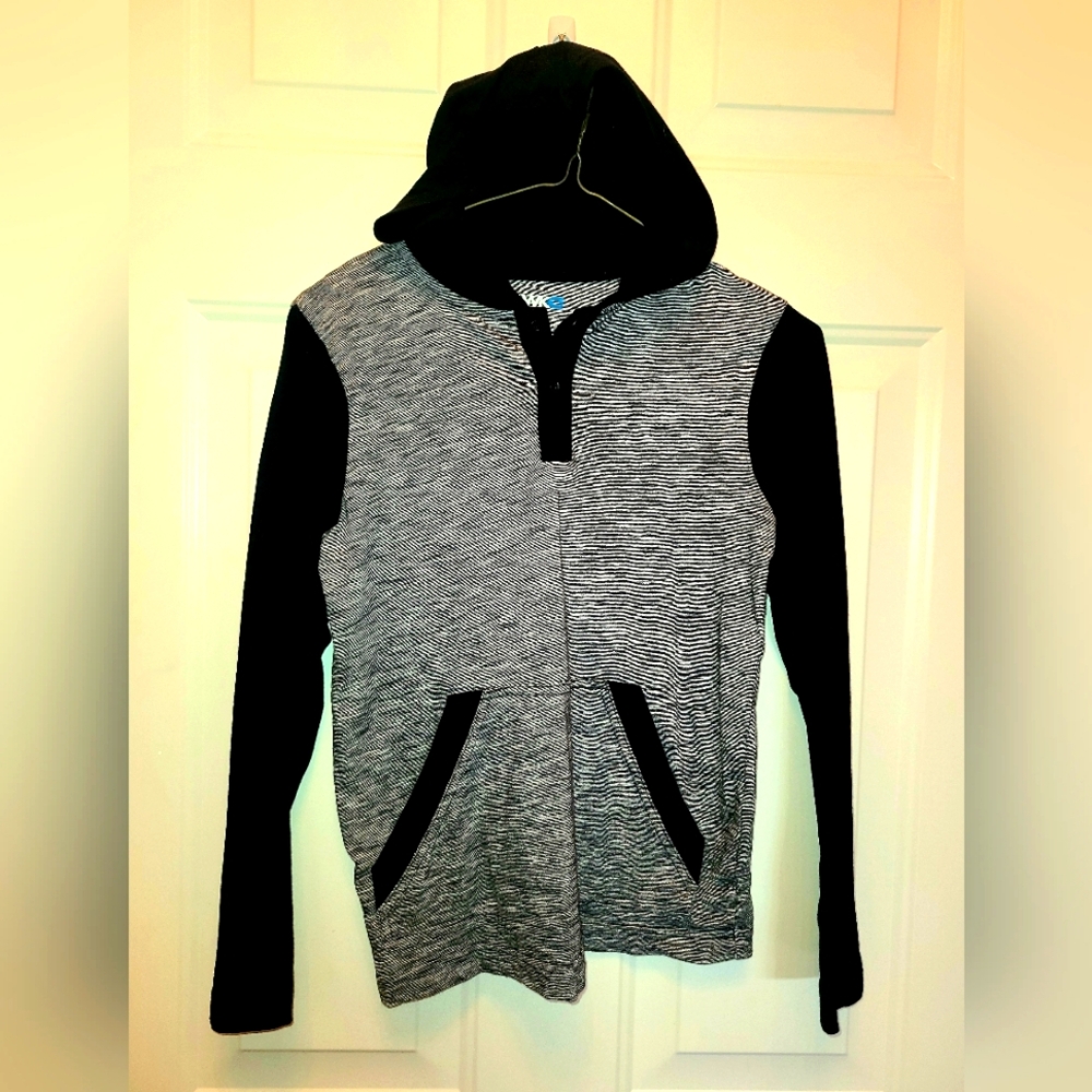 Stylish Tony Hawk Black and Gray Hoodie